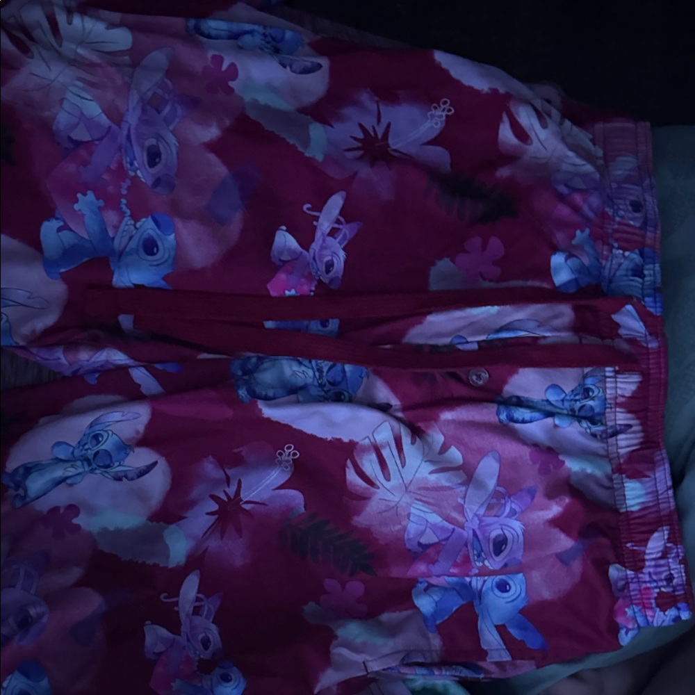 Disney Red Stitch Pajama Pants